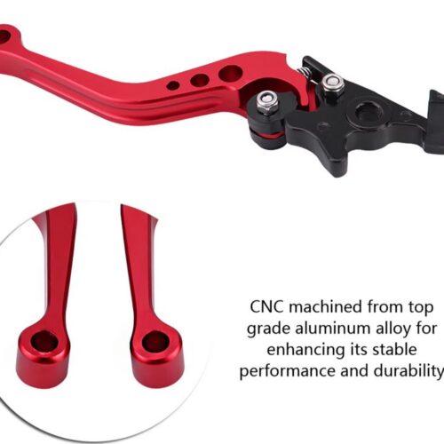 Bike Lever CNC made red