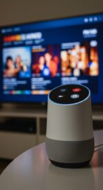 Google Home Speaker with TV