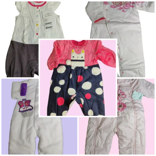 Baby Girl Romper Winter summer 100% organic cotton rash free
