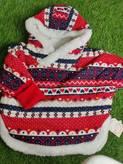 Baby Hoodie Girl winter Season full sleeve sindhi style round bottom