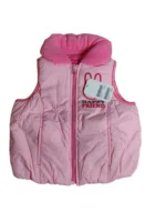 Baby Jacket Baby Girl winter sleeve less light pink with pink lininng