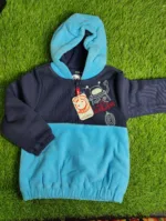 Baby Jacket Boy winter Season full sleeve dark blue and light blue
