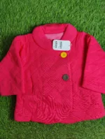 Baby Jacket girl Winter full sleeve red with coller