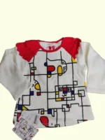 Baby Jacket girl Winter full sleeve white with red color 3 color design