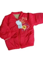 Baby Jacket unisex winter full sleeve red puffy