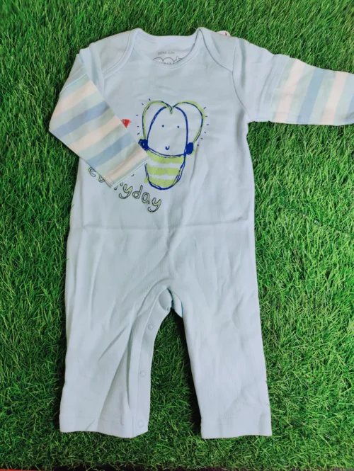 Baby Romper Baby Boy Summer Light Blue Everday