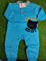 Baby Romper Baby Boy Winter Season full sleeve Blue with black cat