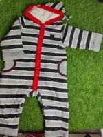 Baby Romper Baby Boy winter full sleeve grey black red lining