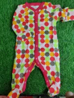 Baby Romper Baby Girl Summer Multicolor Round Dots