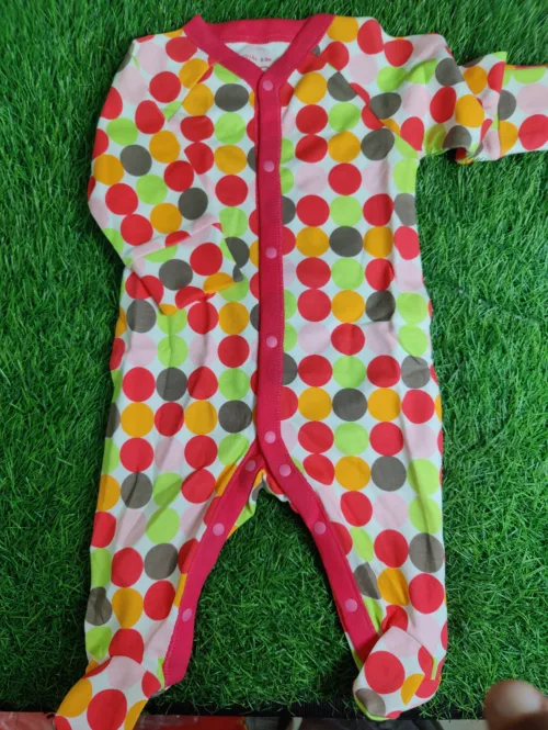 Baby Romper Baby Girl Summer Multicolor Round Dots