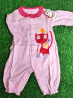 Baby Romper Baby Girl Summer Pink Red cat