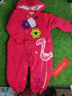 Baby Romper Baby Girl Winter Season full sleeve red hoodie with swarm