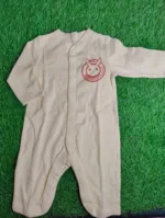 Baby Romper Baby unisex Mid Season full saleev Half white mali logo