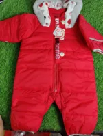 Baby Romper Baby unisex Winter Season full sleeve red hoodie