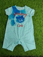 Baby Romper Boy summer half sleeve See Green and blue design