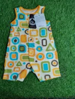 Baby Romper unisex summer sleeve less Geometry shapes