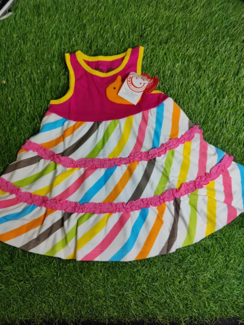Baby Shirt Girl Summer Season sleeve less multicolor frock