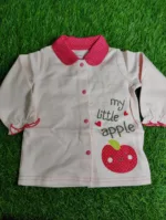 Baby Jacket Girl summer full sleeve white pink designs