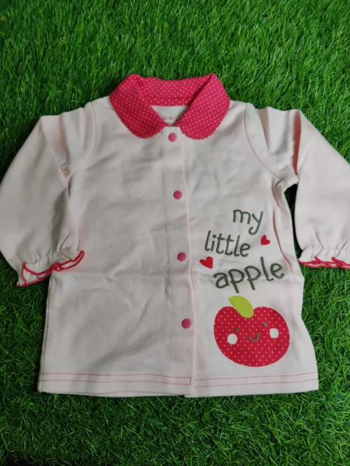Baby Jacket Girl summer full sleeve white pink designs