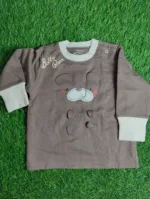 Baby Shirt baby boy winter Season full sleeve light grey and white lining