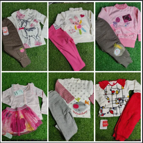 Baby Suite Girl winter Shirt and trousers 100% imported Made in Korea