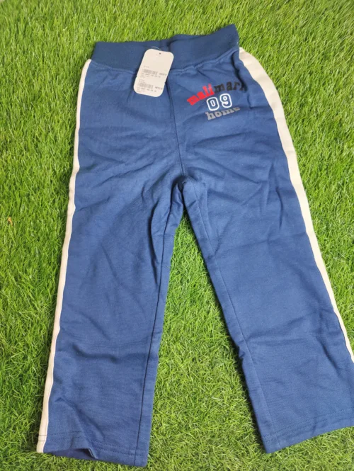 Baby Trouser baby boy winter blue with white lining