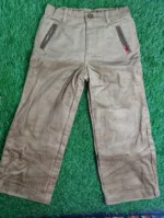 Baby Trouser baby boy winter brown Velvet