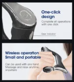 Electric Massage Gun Muscle Stimulator Pain Relief 1 click operation