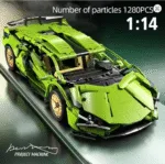 Racing Sport Car Model Building Blocks Supercar Puzzle Toys Gift