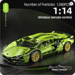 Racing Sport Car Model Building Blocks Supercar Puzzle Toys Gift Model