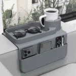 silicon couch cup holder tray