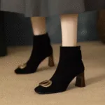 black heels