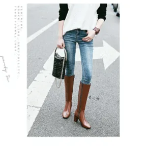 tall long boots female