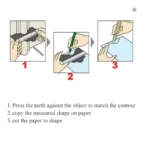 tile cutting template