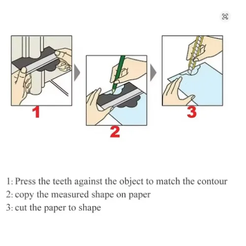 tile cutting template