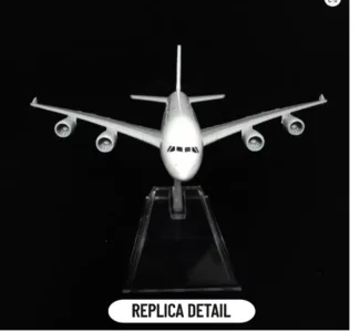 Airlines Boeing Airbus Metal Airplane flying airplane toy price in pakistan front