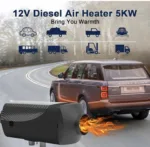 Electric Heater for Camping Alternative 5KW 12V All in One Diesel Heater with LCD & Remote applications uses outdoor