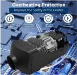 Electric Heater for Camping Alternative 5KW 12V All in One Diesel Heater with LCD & Remote efficiency internal