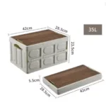 collapsible storage box size