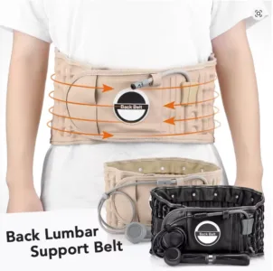 inflatable lumbar support belt