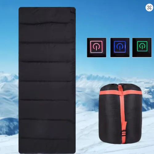 USB rechargeable sleeping bag cold weather