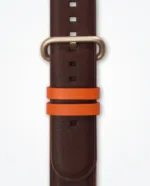 brown and orange straps