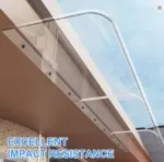 invisible canopy curved shape