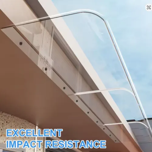 invisible canopy curved shape