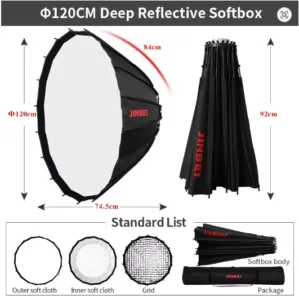 JINBEI softbox 92cm softbox 120cm softbox deep softbox