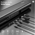 Multiple input HDMI soundbar optical soundbar AUX soundbar USB soundbar