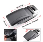 Size of driving comfort accessory Universal Car Armrest Box