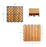 acacia hardwood tiles