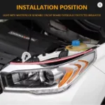 flowing turn signal headlight