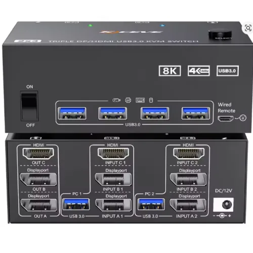 KVM Switch triple monitor
